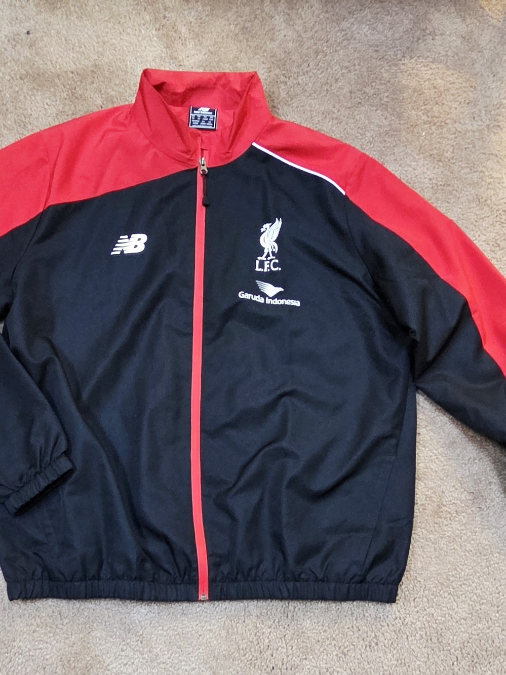 Liverpool FC Black & Red Track Jacket (New Balance)